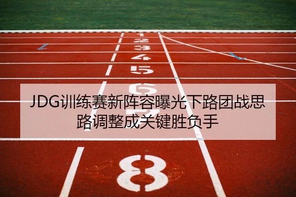 JDG训练赛新阵容曝光下路团战思路调整成关键胜负手